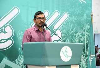 ޕީ.އެން.ސީގެ ޕާލިމަންޓްރީ ގްރޫޕްގެ ލީޑަރު އިބްރާހީމް ފަލާޙް/ ފޮޓޯ: ޕީއެންސީ