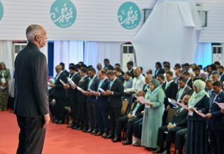 ކްގްރެސް ޕާޓީގެ އިގުރާރުވުމުގެ ފުރަތަމަ ދަންފަޅި | ފޮޓޯ: ޕީއެންސީ