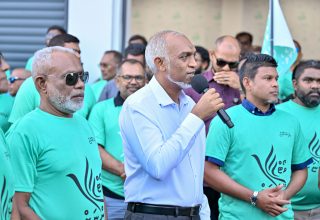 ރައީސުލްޖުމްހޫރިއްޔާ ޕީއެންސީޣެ ސައިކަލު ބުރުގައި ބައިވެރިވެ ވަޑައިގަތުން  -- ފޮޓޯ: ޕީއެންސީ