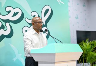 ޕީއެންސީގެ ޓިކެޓުގައި މާލެ ސިޓީގެ މޭޔަރުކަމަށް ވާދަކުރައްވާ މޫސާ އަލީ ޖަލީލު/ ފޮޓޯ: ޕީއެންސީ