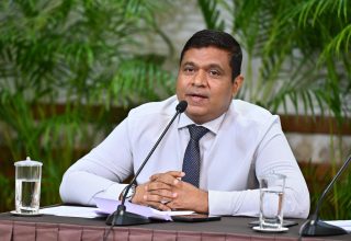 ޓްރާންސްޕޯޓް މިނިސްޓަރ މުހައްމަދު އަމީން/ ފޮޓޯ: ރައީސް އޮފީސް
