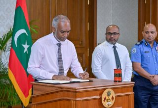 ރައީސުލްޖުމްހޫރިއްޔާ ޑރ. މުހައްމަދު މުއިއްޒު ---- ފޮޓޯ: ރައީސް އޮފީސް