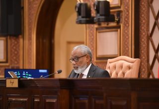 ރައްޔިތުންގެ މަޖިލީހުގެ ރައީސް އަބްދުއްރަހީމް އަބްދުﷲ/ ފޮޓޯ: މަޖިލިސް