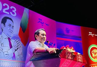 ރައީސް ޔާމީން ދިއްދޫގައި: ފޮޓޯ/ ޕީޕީއެމް