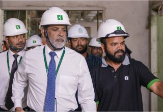 ހުޅުމާލޭގައި ނުނިމި ހުރި ހައުސިން ޕްރޮޖެކްޓުތަކުގެ މަސައްކަތްތައް ޒުހެއިރު ބައްލަވާލެއްވުން/ ފޮޓޯ: އެޗްޑީސީ