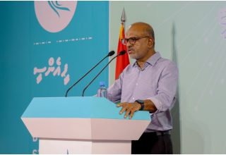 ރައްޔިތުންގެ މަޖިލީހުގެ ނައިބު ރައީސް، ދިއްގަރު ދާއިރާގެ މެމްބަރު އަހުމަދު ނާޒިމް/ ފޮޓޯ: މަޖިލިސް