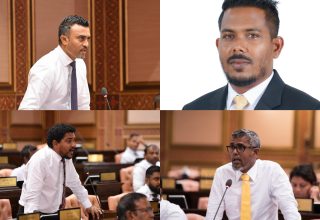 މަޖިލީހުގެ ތަޅުމުން ބޭރުކުރި 4 މެންބަރުން.
