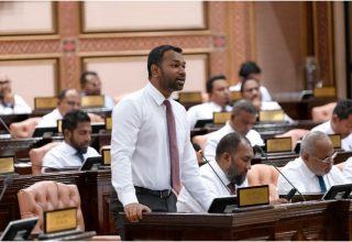 ރައްޔިތުންގެ މަޖިލީހުގެ ގަލޮޅު ދެކުނު ދާއިރާގެ މެމްބަރު މީކާއިލް އަހުމަދު ނަސީމް/ ފޮޓޯ: މަޖިލިސް