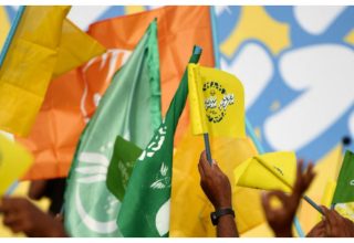 ރިޔާސީ އިންތިޚާބު 2023އަށް އެމްޑީޕީން ބޭއްވި ކެމްޕޭން ހަރަކާތެއްގެ ތެރެއިން -  ފޮޓޯ/ އެމްޑީޕީ