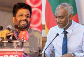 ރައީސް މުއިއްޒު އާއި އަނޫރަ ކުމާރަ ޑިސަނަޔަކެ: ފޮޓޯ / ސޯޝަލްމީޑިއާ