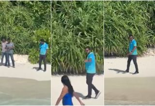 ފީ ނުދައްކާކަމަށް ބުނެ ދިގުރަށުން ފަތުރުވެރިންތަކެއް ފޮނުވާލަނީ: ފޮޓޯ/ ދައުރުވާ ވީޑިއޯގެ ސްކްރީންޝޮޓެއް