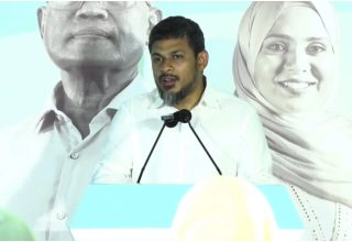 ހެންވޭރު ދެކުނު ދާއިރާގެ ޕީއެންސީގެ މެންބަރު ހުސައިން އިމްރާން ލަތީފް/ ފޮޓޯ: ސަންގު