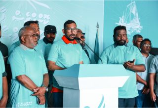 ކޮންގްރެސް ޕާޓީގެ މެންބަރޝިޕް އިތުރު ކުރުމަށް މާލޭގައި ކުރިޔަށް ގެންދިޔަ ޕްރޮގްރާމްގެ ތެރެއިން/ ފޮޓޯ: ޕީއެންސީ