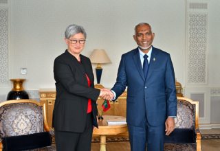 ރައީސް އަދި އޮސްޓްރޭލިއާގެ ހާރިޖީ ވަޒީރު: ފޮޓޯ/ ރައީސް އޮފީސް