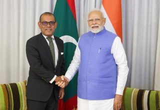 ރައީސް ނަޝީދު އަދި ބޮޑުވަޒީރު މޯދީ
