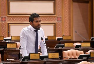 ރައްޔިތުންގެ މަޖިލީހުގެ ކަނޑިތީމު ދައިރާގެ މެމްބަރު އަމީން ފައިސަލް: ފޮޓޯ/ މަޖިލިސް