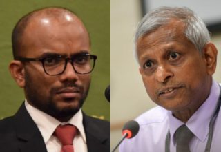 މިނިސްޓަރު އަމީރު އަދި އެމްއެމްއޭގެ ގަވަނަރު އަލީ ހާޝިމް: ފޮޓޯ/ ސޯޝަލްމީޑިއާ