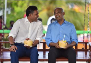 ރައީސް އިބްރާހިމް މުހައްމަދު ސޯލިހާއި ނައިބު ރައީސް ފައިސަލް ނަސީމް