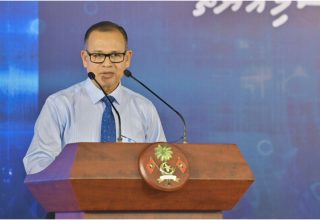 ނާރެސް އިފްތިތާހު ކުރުމާއި އޮޕަރޭޝަން ކުރަނގި ފޭސް ދޭއް ފެށުމަށް ހާއްސަކޮށް ބޭއްވި ރަސްމިއްޔާތުގެ ތެރެއިން/ ފޮޓޯ: ރައީސް އޮފީސް