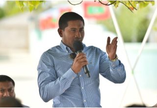 ކުރީގެ ޔޫތް މިނިސްޓަރު އަހުމަދު މަހުލޫފް/ފޮޓޯ: ރައީސް އޮފީސް
