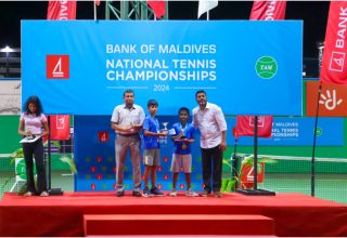 ކުޅިވަރުގެ މޮޅު ހުނަރު ފެނިގެން ދިޔަ ބީއެމްއެލް ގައުމީ ޓެނިސް ޗެންޕިއަންޝިޕް ކާމިޔާބުކަމާއެކު ނިންމާލުން/ ފޮޓޯ: ބީއެމްއެލް