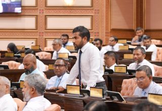 ރައްޔިތުންގެ މަޖިލީހުގެ ކަނޑިތީމު ދައިރާގެ މެމްބަރު އަމީން ފައިސަލް: ފޮޓޯ/ މަޖިލިސް