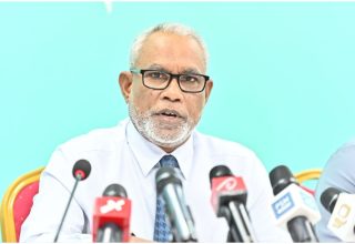 ރައްޔިތުންގެ މަޖިލިސް ރައީސް އަދި ޕީއެންސީގެ ޗެއާޕާސަން އަބްދުއްރަހީމް އަބްދުﷲ/ ފޮޓޯ: ޕީއެންސީ