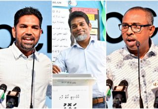 ޑިމޮކްރެޓްސް ދޫކޮށް އެމްޑީޕީއާއި ގުޅުނު ތިން މެމްބަރުން/ ފޮޓޯ: މިހާރު