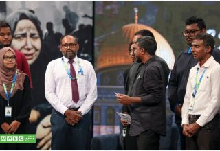 އެމްޑަބްލިއުއެސްސީގެ ފަރާތުން ފަލަސްތީން ފަންޑަށް އެއް ލައްކަ ރުފިޔާ ހަދިޔާ ކުރުން