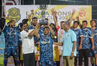 ބިދޭސީންނަށް ހާއްސަކޮށްގެން ބޭއްވި ލަންކާ ލަޔަންސް ފުޓްސަލް ކަޕް 2025 / ފޮޓޯ| ލަންކާ ލަޔަންސް