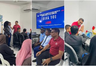 ކްލިކް ކޮމްޕިއުޓާސްގެ ފަރާތުން މަޑެވެލި ސްކޫލުގެ ކޮމްޕިއުޓާސް ލެބަށް އެހީތެރިކަން ފޯރުކޮށްދިނުން