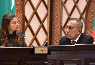 ނައިބު ރައީސް އީވާ އަބްދުﷲ އަދި ވިލުފުށީ ދާއިރާގެ މެންބަރު ހަސަން.