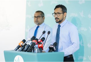 ޕީއެންސީގެ ޕާލިމަންޓު ގުރޫޕުގެ ލީޑަރު، އިނގުރައިދޫ ދާއިރާގެ މެމްބަރު އިބްރާހިމް ފަލާހު/ ފޮޓޯ: ޕީއެންސީ