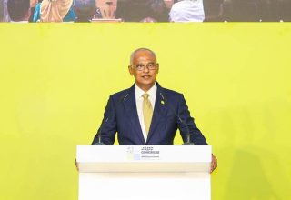 އެމްޑީޕީގެ ކޮންގްރެސް ހުޅުވުމުގެ ޖަލްސާގައި ރައީސް އިބްރާހިމް މުހައްމަދު ސޯލިހު ވާހަކަ ދައްކަވަނީ