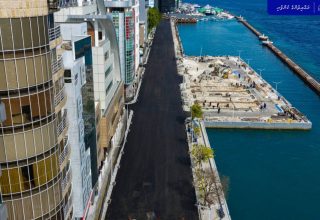 މާލޭގެ ފަޅުން ބައެއް ހިއްކައިގެން ތަރައްގީކުރަމުންދާ ޕާކިން ސަރަހައްދު -- ފޮޓޯ: އެމެްޓީސީސީ