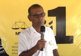 ކެނދިކުޅުދޫގައި ރައީސް ނަޝީދު ވާހަކަފުޅު ދައްކަވަނީ