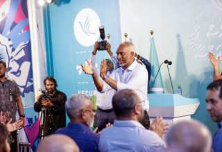 ޕީއެންސީގެ ހަރުގެ ޖަލްސާގައި ރައީސް ޑރ. މުހައްމަދު މުއިއްޒު ބައިވެރިވެވަޑައިގަތުން/ ފޮޓޯ: ޚުލާސާ