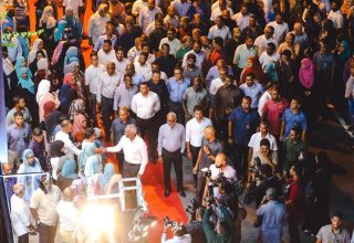 ޕީއެންސީގެ ޖަގަހަ ހުޅުވައިދެއްވީ ރައީސް ޑރ. މުއިއްޒު/ ފޮޓޯ: ދެން