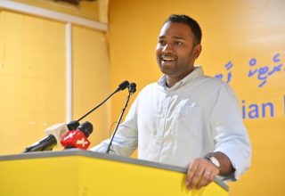 ރައްޔިތުންގެ މަޖިލީހުގެ ގަލޮޅު ދެކުނު ދާއިރާގެ މެމްބަރު މީކާއިލް އަހުމަދު ނަސީމް/ ފޮޓޯ: އެމްޑީޕީ