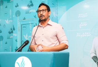 ޕީއެންސީގެ ޕާލިމަންޓްރީ ގުރޫޕުގެ ލީޑަރު އިބްރާހިމް ފަލާހު/ ފޮޓޯ: ޕީއެންސީ
