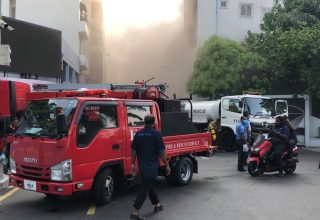 އިމާރާތްކުރުމާއި ބިނާރާ ބެހޭ ވުޒާރާ ހިންގަމުންއަންނަ އިމާރާތުގައި ހިނގި އަލިފާނުގެ ހާދިސާގެ ތެރެއިން.