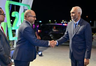 'ދިވެހިރާއްޖެ 2.0 ޑިޖިޓަލް ޓްރާންސްފޮމޭޝަން ސަމިޓް'  ނިންމާލުމުގެ ރަސްމިއްޔާތުގެ ތެރެއިން/ ފޮޓޯ: ރައީސް އޮފީސް