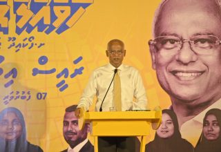 ކުރީގެ ރައީސް އިބްރާހިމް މުހައްމަދު ސޯލިހު/ ފޮޓޯ: އެމްޑީޕީ