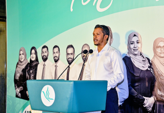 ކުޅުދުއްފުށީ ސިޓީ ކައުންސިލަށް ވާދަކުރައްވާ ޕީއެންސީ މޭޔަރު ކެނޑިޑޭޓް އިބްރާހިމް ހަސަން/ ފޮޓޯ: ޕީއެންސީ