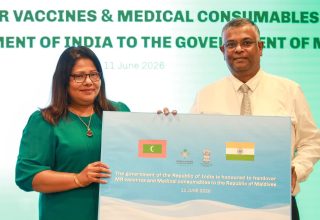 އިންޑިއާއިން ރާއްޖެއަށް ވެކްސިން ހަދިޔާކުރުމަށް ބޭއްވި ރަސްމިއްޔާތުގެ ތެރެއިން
