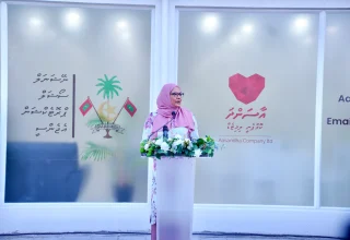 ސޯޝަލް އެންޑް ފެމިލިީ ޑިވެލޮޕްމަންޓް މިނިސްޓަރު ޑރ. އާއިޝަތު ޝިހާމް/ ފޮޓޯ: މިނިސްޓްރީ