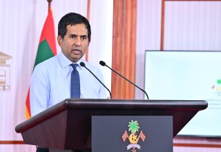 އިކޮނޮމިކް ޑިވެލޮޕްމަންޓް، ޓްރާންސްޕޯޓް އެންޑް ޓްރޭޑް މިނިސްޓަރު މުހައްމަދު ސައީދު/ ފޮޓޯ: ރައީސް އޮފީސް