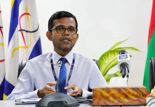 ސްޓެލްކޯގެ މެނޭޖިން ޑިރެކްޓަރ ހުސެއިން ފަހުމީ/ ފޮޓޯ: މިހާރު