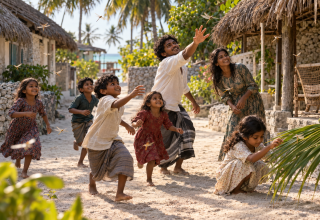 Maldivian Childhood, Chasing Dragonflies