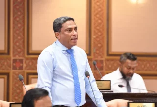 ރައްޔިތުންގެ މަޖިލީހުގެ ތިނަދޫ އުތުރު ދާއިރާގެ މެމްބަރު ސައުދުﷲ ހިލްމީ/ ފޮޓޯ: މަޖިލިސް